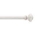 White Drapery Rod Set 28x48 Adjustable T215