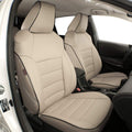 Beige Leatherette Car Seat Covers for Toyota Corolla Cross F244381