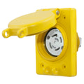 Watertight Locking Receptacle, 30, Yellow E715278
