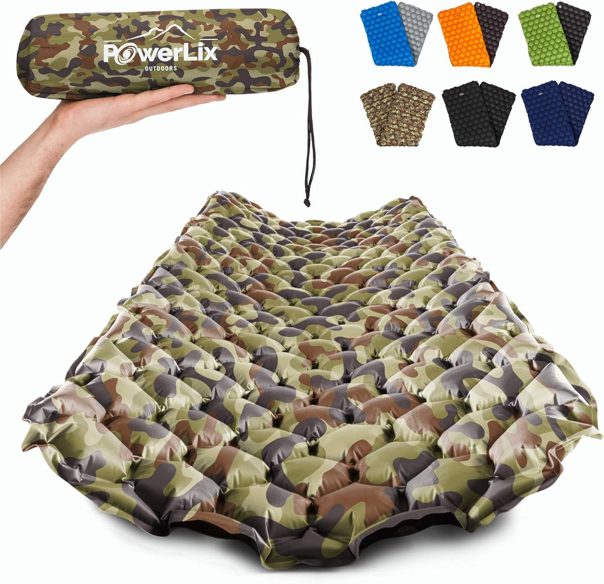 Ultralight Inflatable Sleeping Pad with Carry Bag B7653