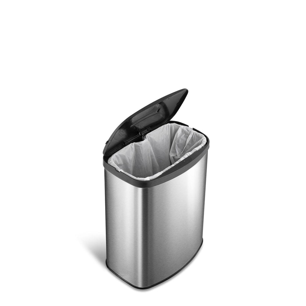 2.1 Gallon Stainless Steel Trash Can W12665