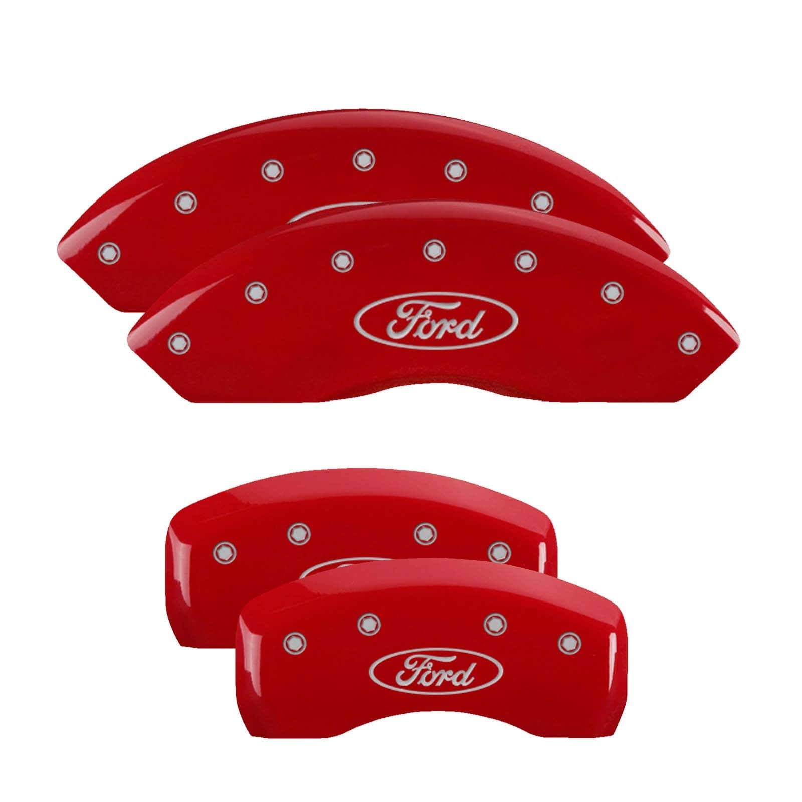 Red Ford Caliper Covers R77184