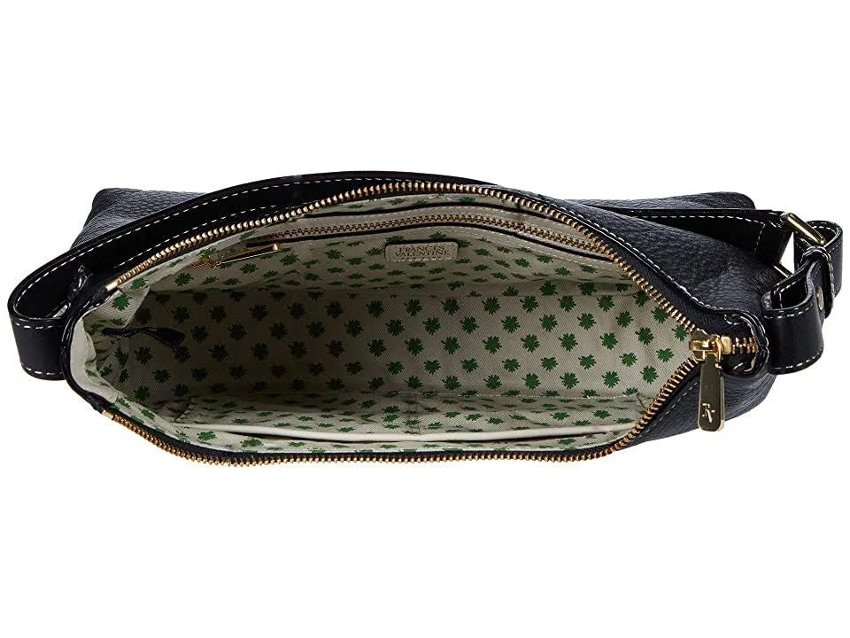Black Tumbled Leather Hobo N6430