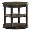 Gray 2-Shelf Wood End Table N9430