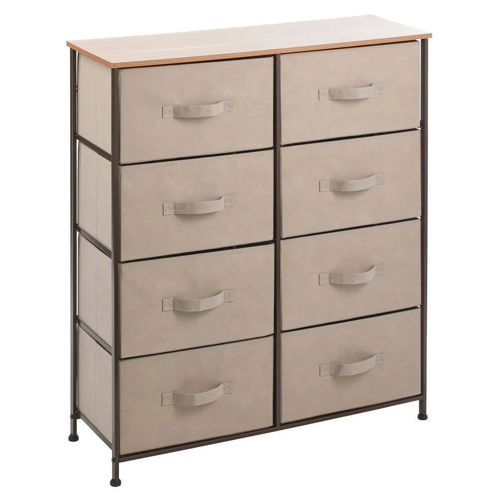 8 Drawer Coffee Espresso Vertical Dresser Storage Tower P63483