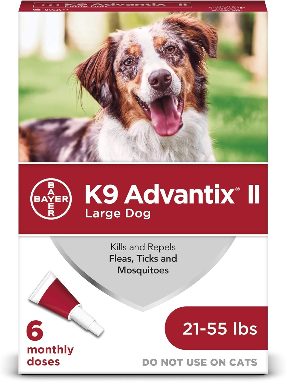 6-Pack Flea and Tick Prevention for Large Dogs M83074