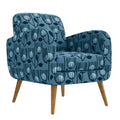 Navy Blue Modern Arm Chair O8174