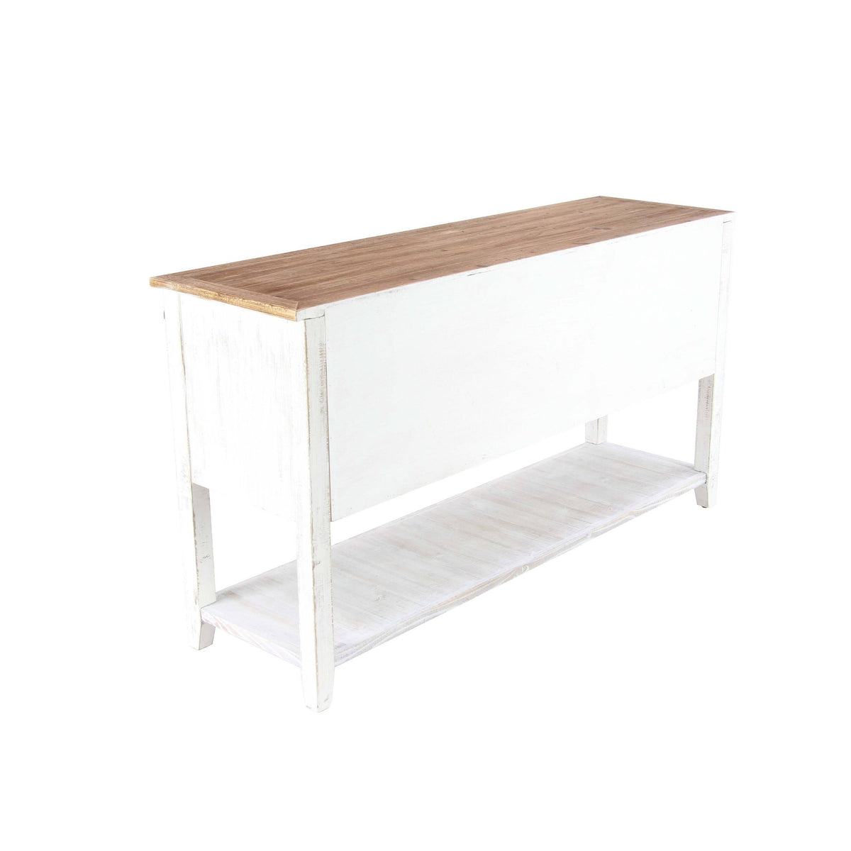 Wood and Metal Console Cabinet E785