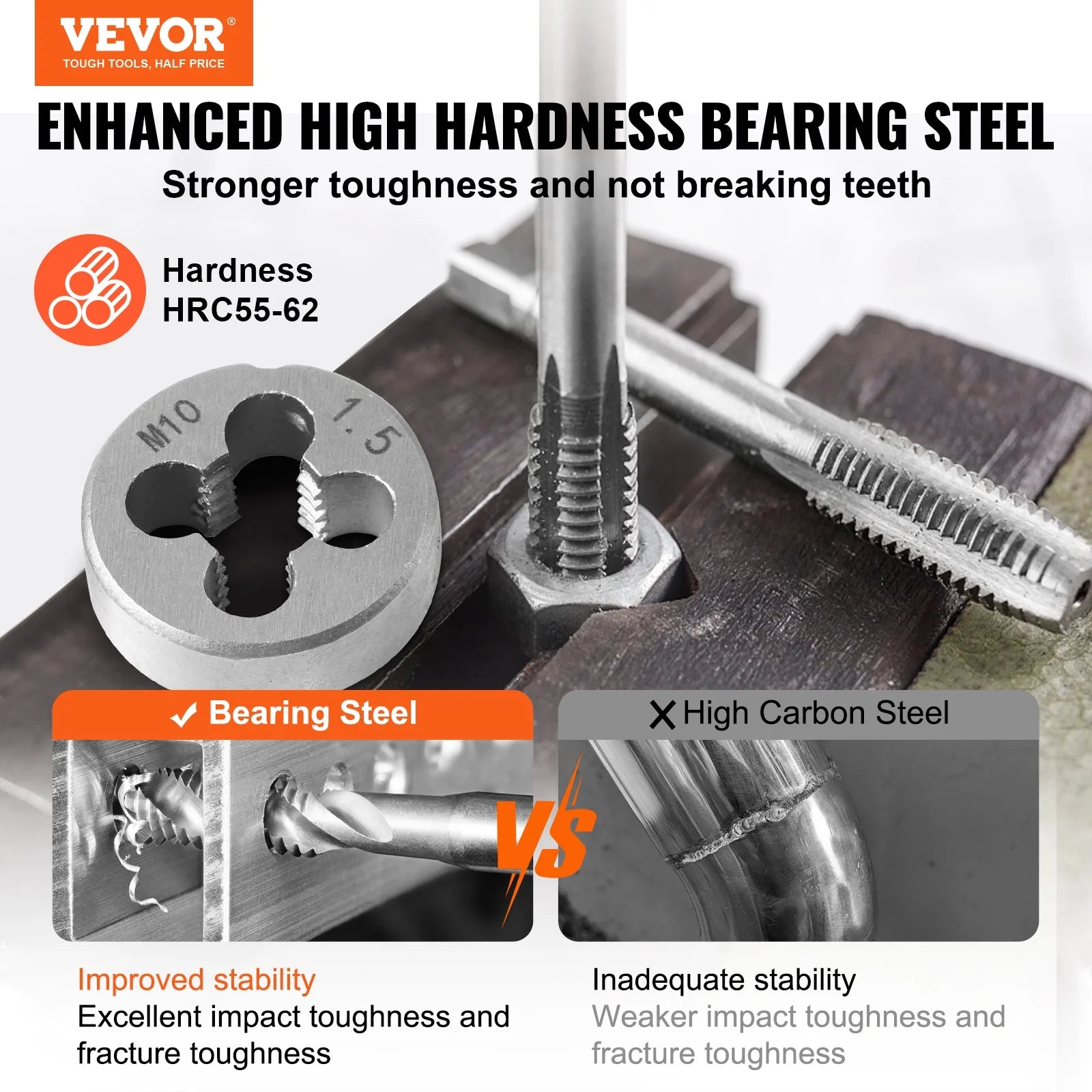 110-Piece Metric Tap and Die Set T461