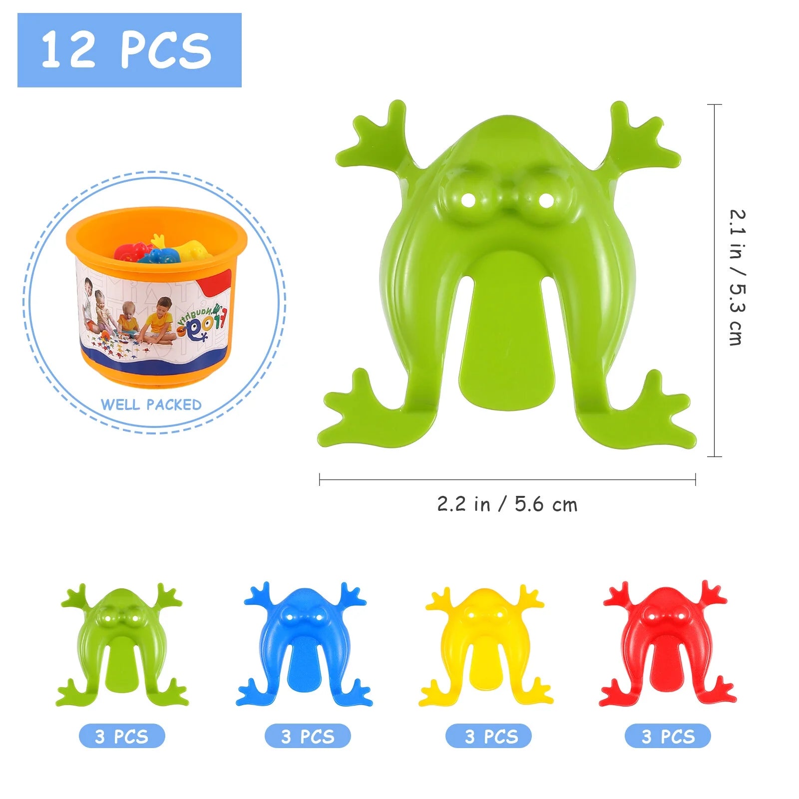 Jumping Leap Frogs Toy with Bucket M8679