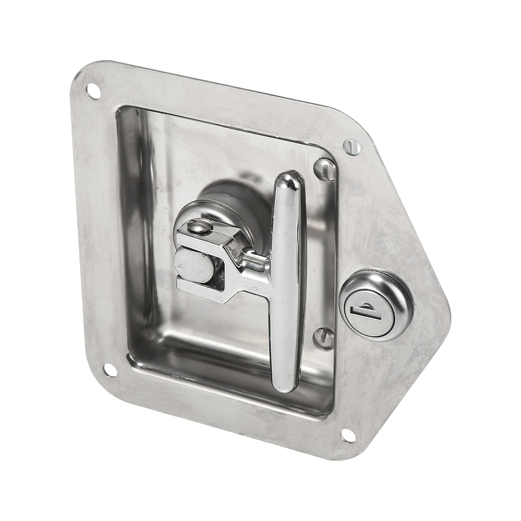 2 Set Stainless Steel Tool Box Lock with Gasket and Keys D893912