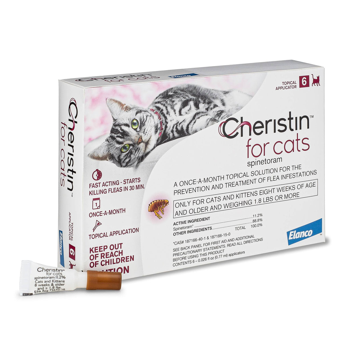 12 Pack 12 ct Flea Treatment for Cats X843