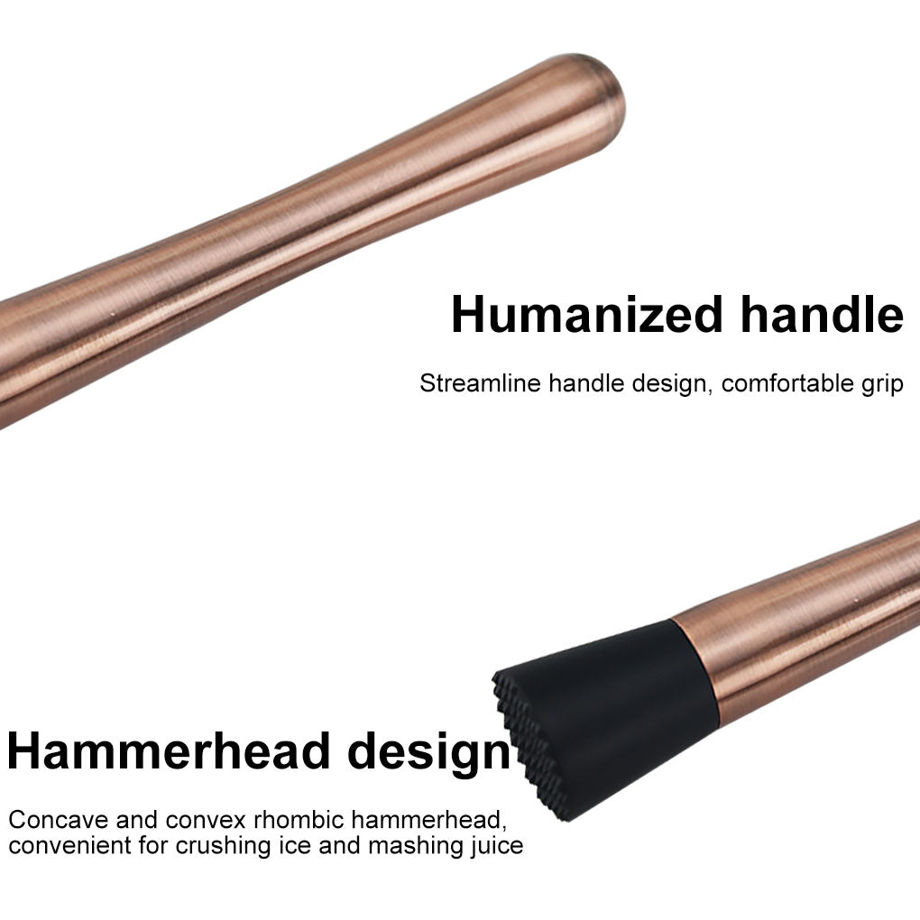 Bronze Stainless Steel Cocktail Muddler N9362