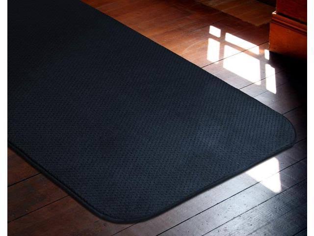 Navy Blue Skid-Resistant Carpet Runner 16 ft. x 27 in. Z7525
