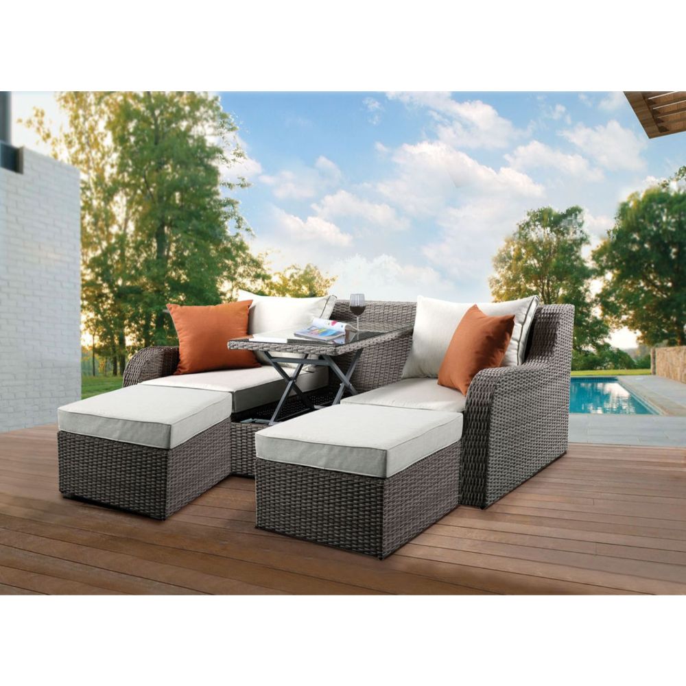 Patio Sofa & Ottoman B70822