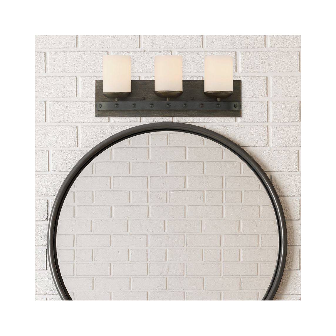 Reclaimed Wood 3 Light Bath Bar B602560