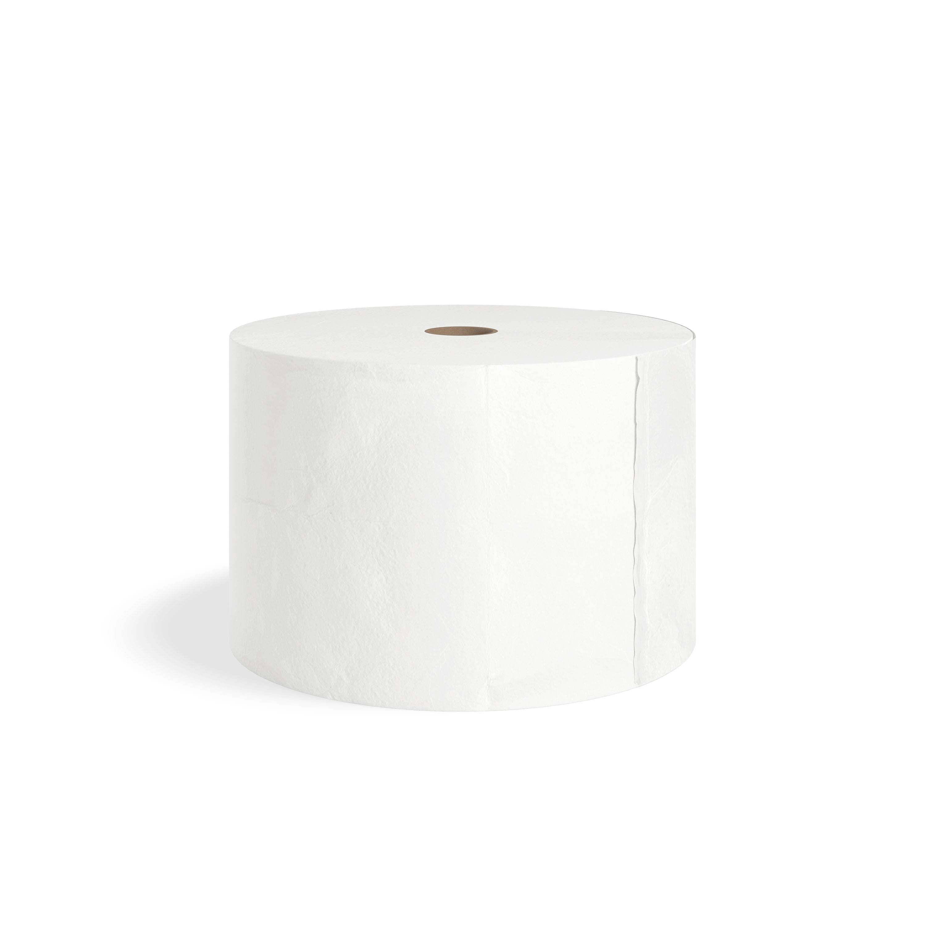 White Two-Ply Bath Tissue, 18 Rolls/Cart T327