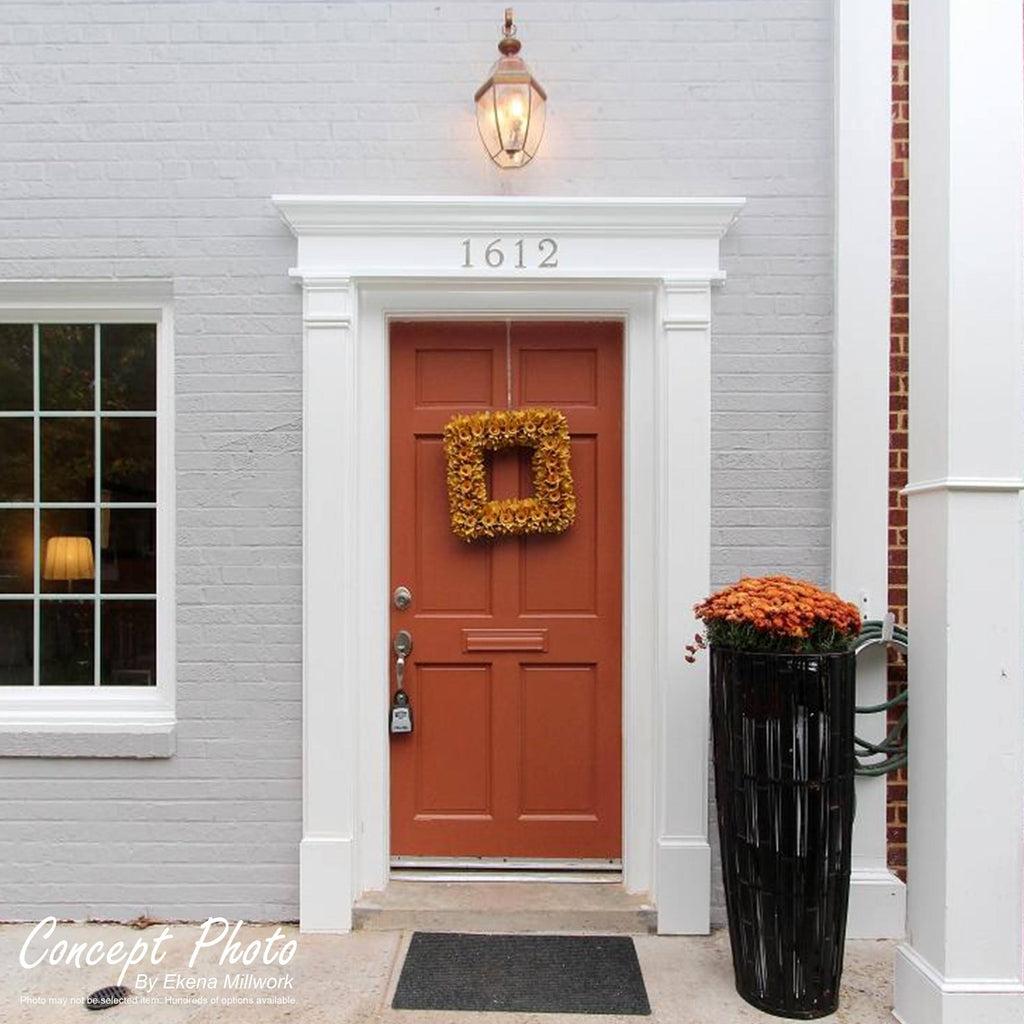 Flat Panel PVC Pilaster with Capital and Base (Pair) R738