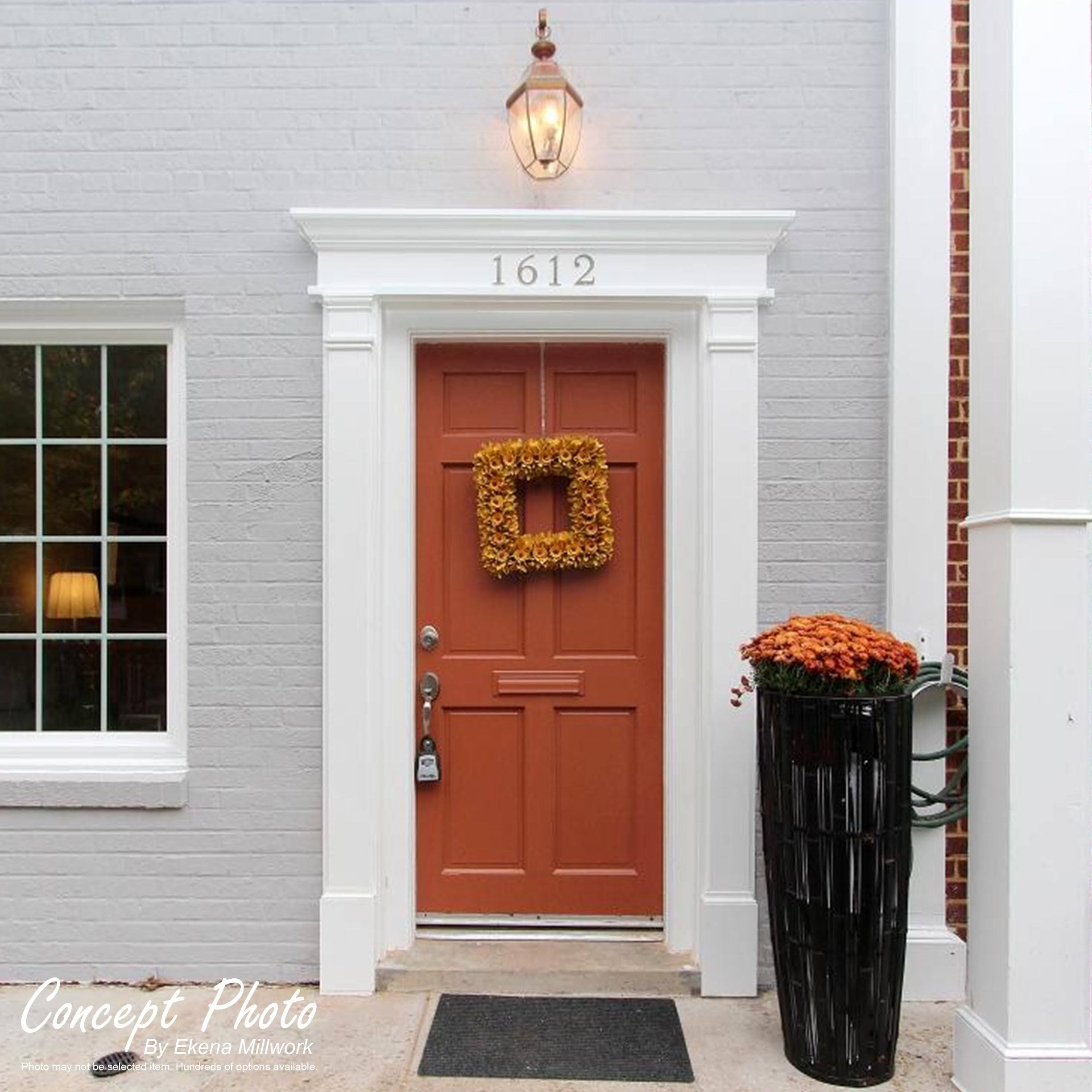 Flat Panel PVC Pilaster with Capital and Base (Pair) R738