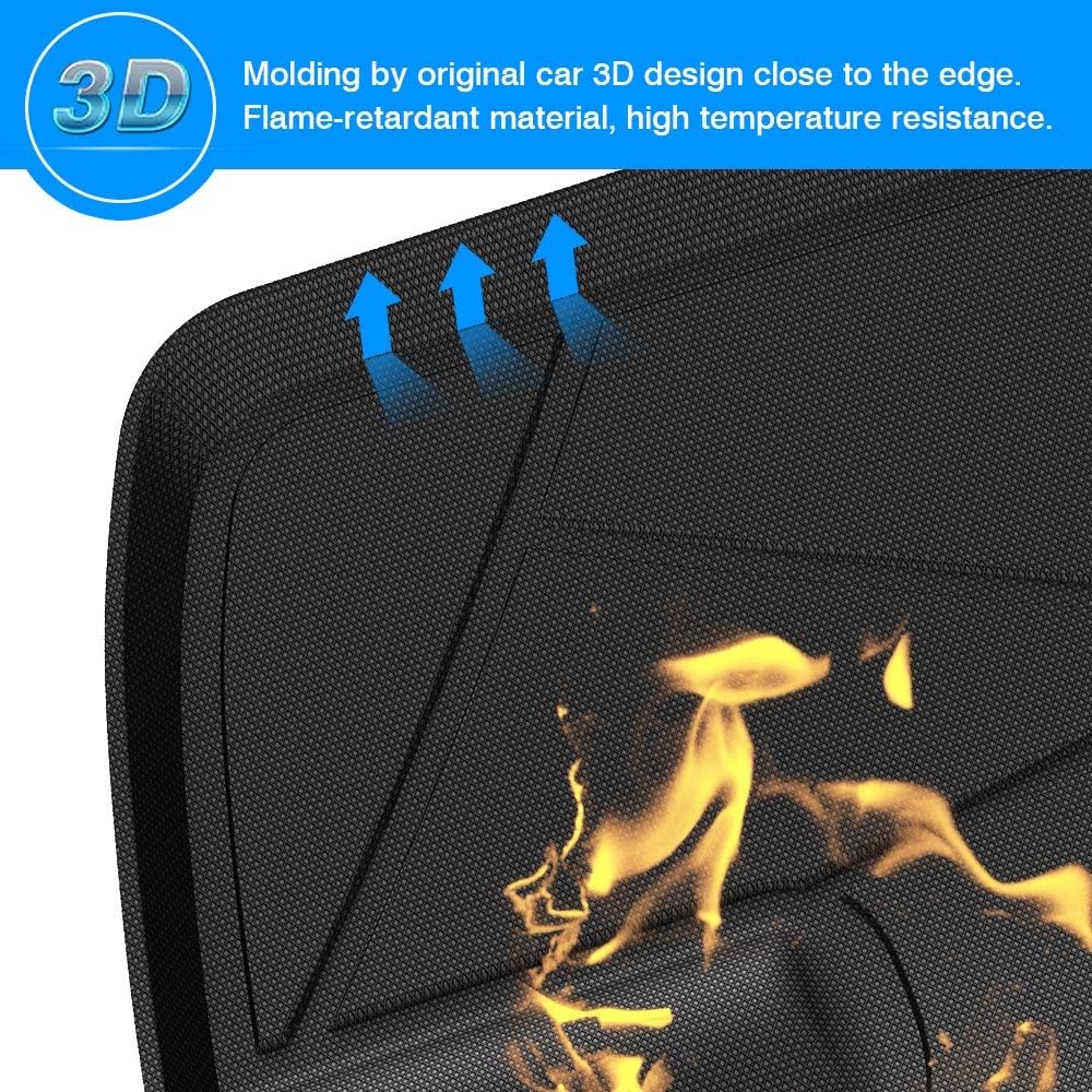 Custom Fit Cargo Liner Trunk Floor Mat Pack of 2 A12958