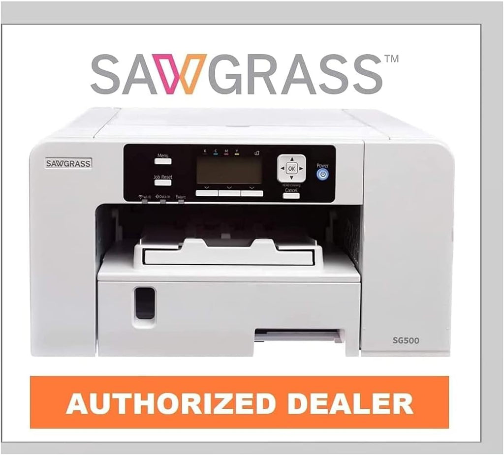 Sublimation Printer with UHD Inks, Sublimation Paper, and Heat Tape K124