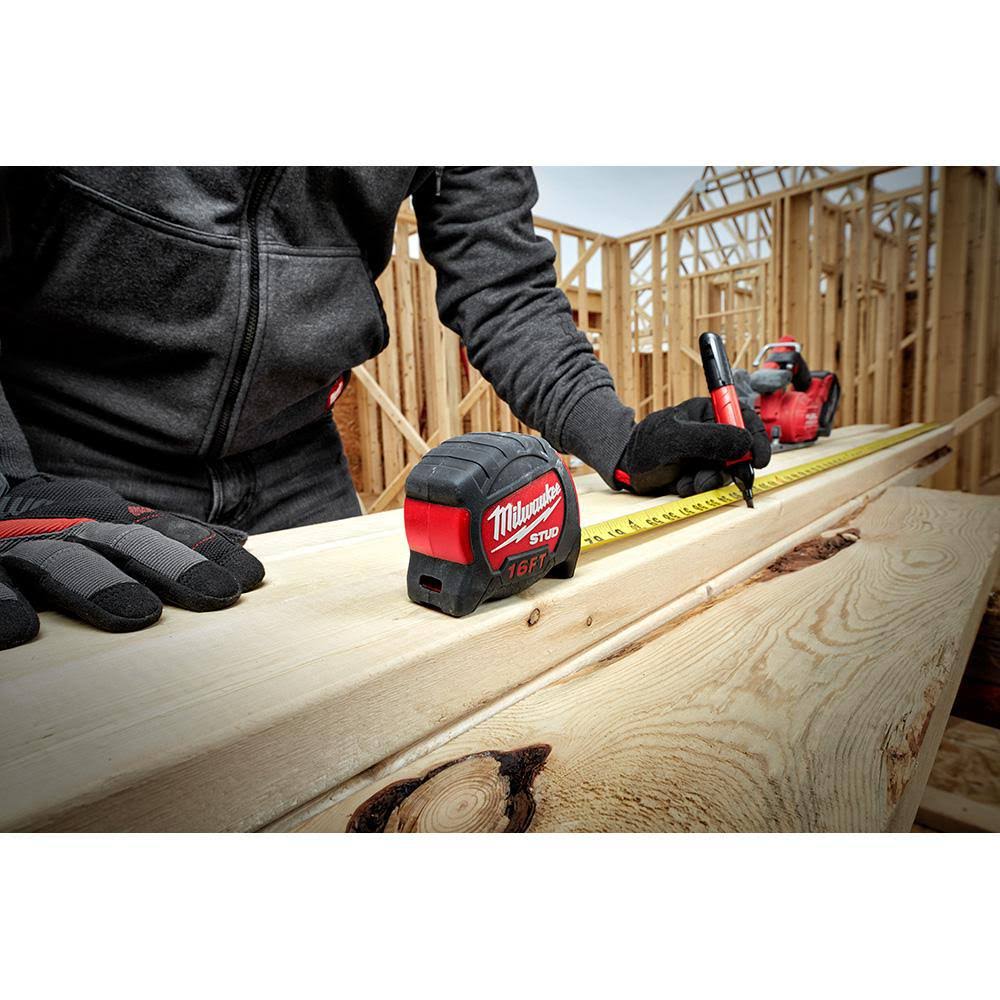 10 in. 360-Degree Locking Die Cast Torpedo Level with 25 ft. Stud Tape Measure J3481