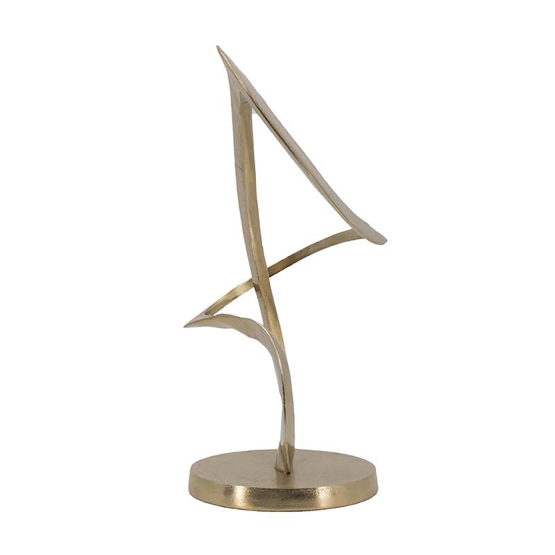 Gold Alu Sculpture on Block Base W519929