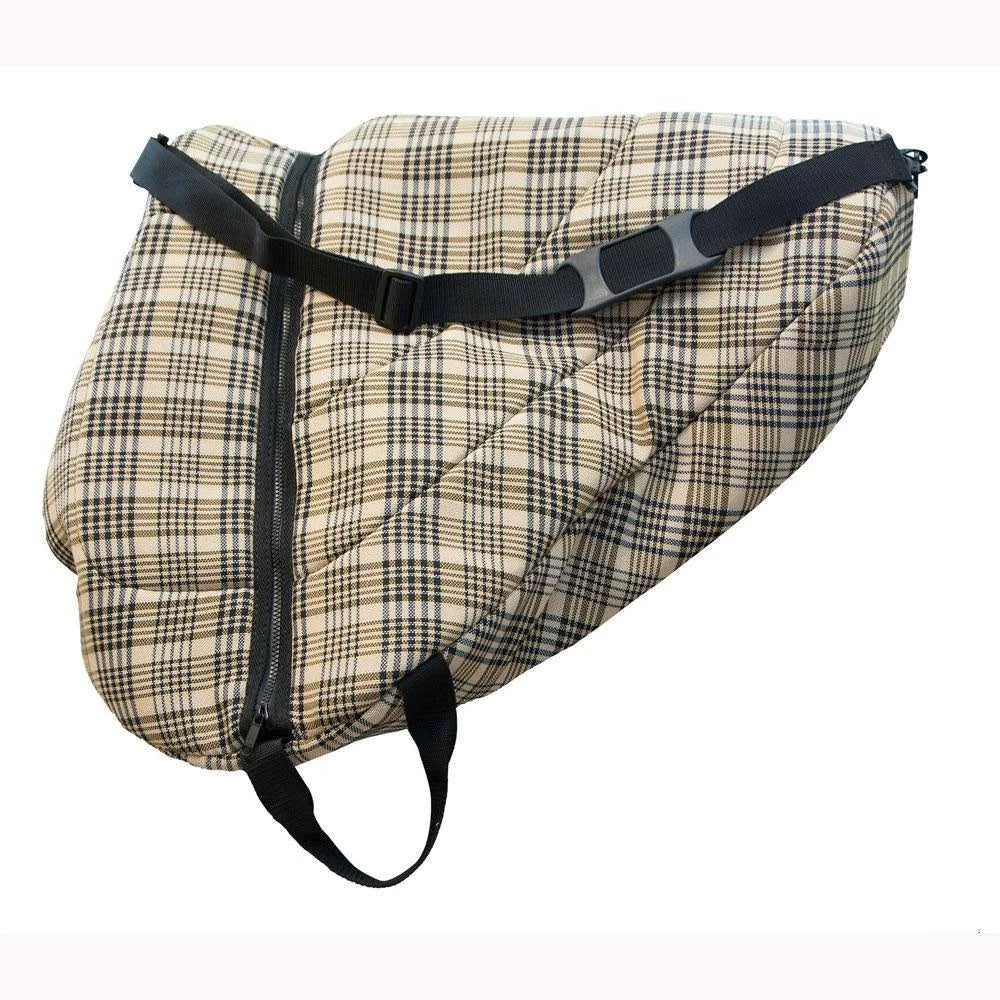 Hunter Green English Saddle Carrying Bag I2481