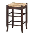 Square Rush Counter Stool 24 in. Cappuccino D530