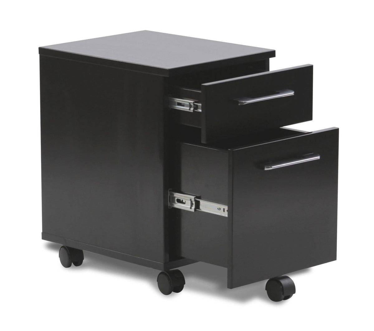 Black Mobile File Cabinet S9005