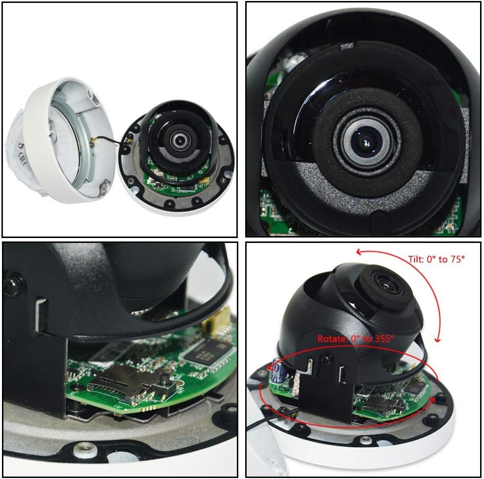 4K 8MP IP Dome Camera 2.8mm PoE IR H.265+ C897861