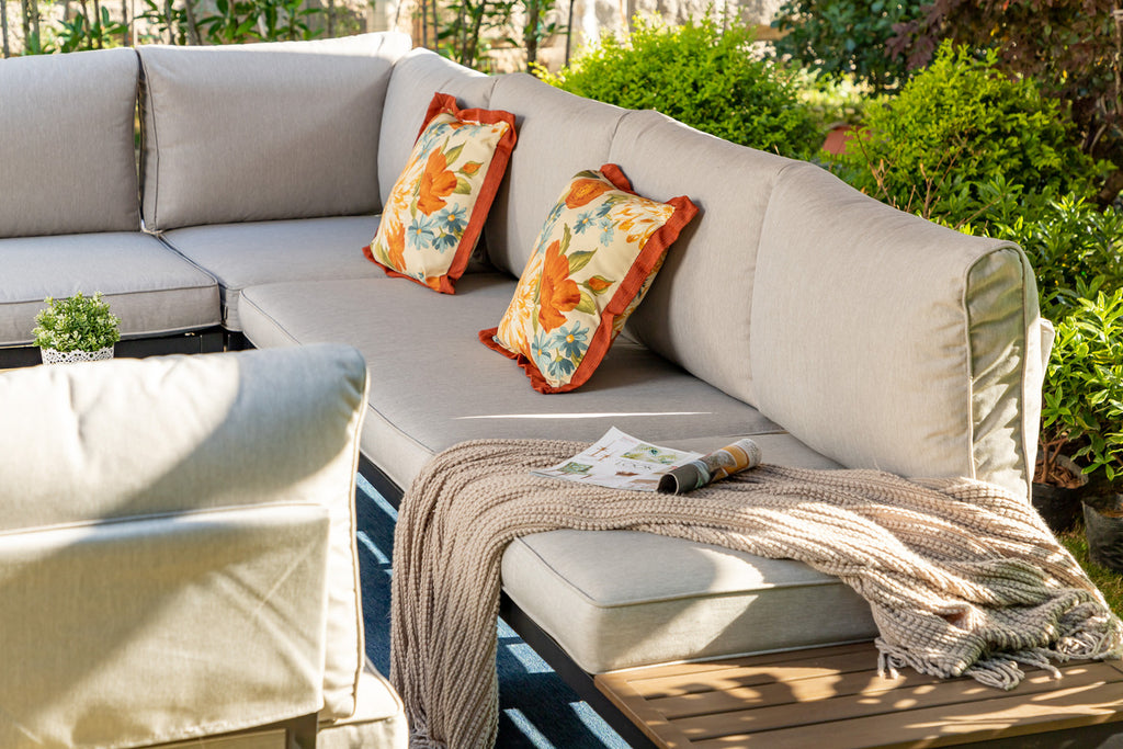 6-Piece Patio Conversation Set Outdoor Sofa with Cushions S703953