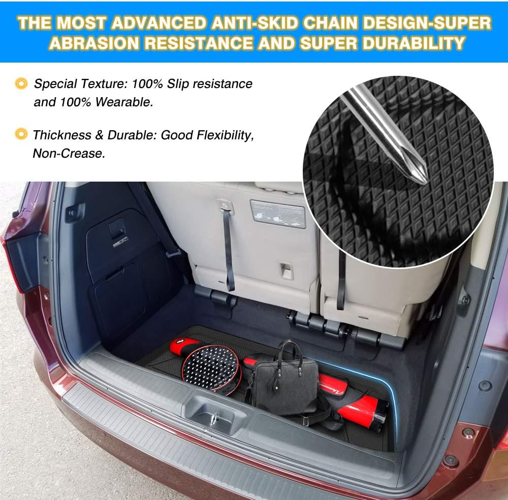 Custom Fit Cargo Liner Trunk Floor Mat Pack of 2 A12958