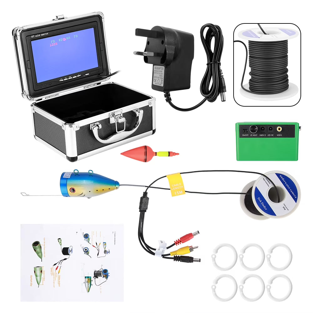 Video Camera Kit Underwater 1000TVL Fish Finder Color P896821