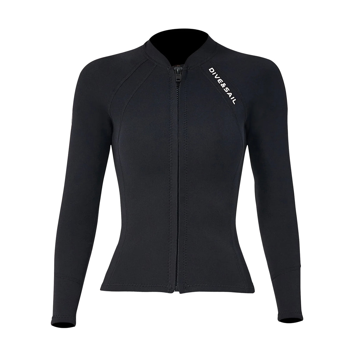 2mm Neoprene Front Zipper Wetsuits Jacket Long Sleeves Z324