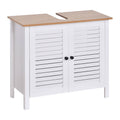 White 2 Door Under-Sink Storage Cabinet J65179