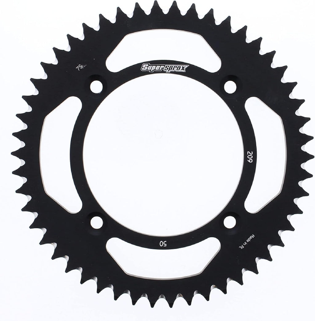 Black Aluminum Sprocket 50T Chain Size 420 Pack of 2 M24589