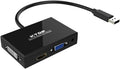 USB 3.0 to HDMI-DVI-VGA Video Graphics Card Adapter, Pack of 2 F731