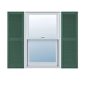 18 inchw x 42 inchh Vinyl Open Louver Shutters with Shutter-Loks, Forest Z770907