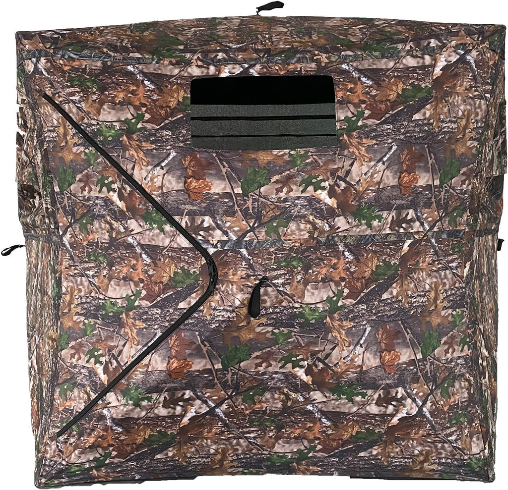 Portable 3 Person 270° See Through Ground Camouflage Hunting Blind Tent H717538