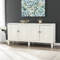 Antique White Low-Profile Accent Cabinet L69945