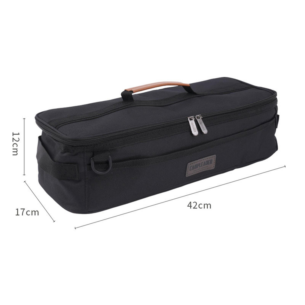 Tent Pole Bag with Handle Pockets Carry Bags Tent Stakes Storage Bag black P257252