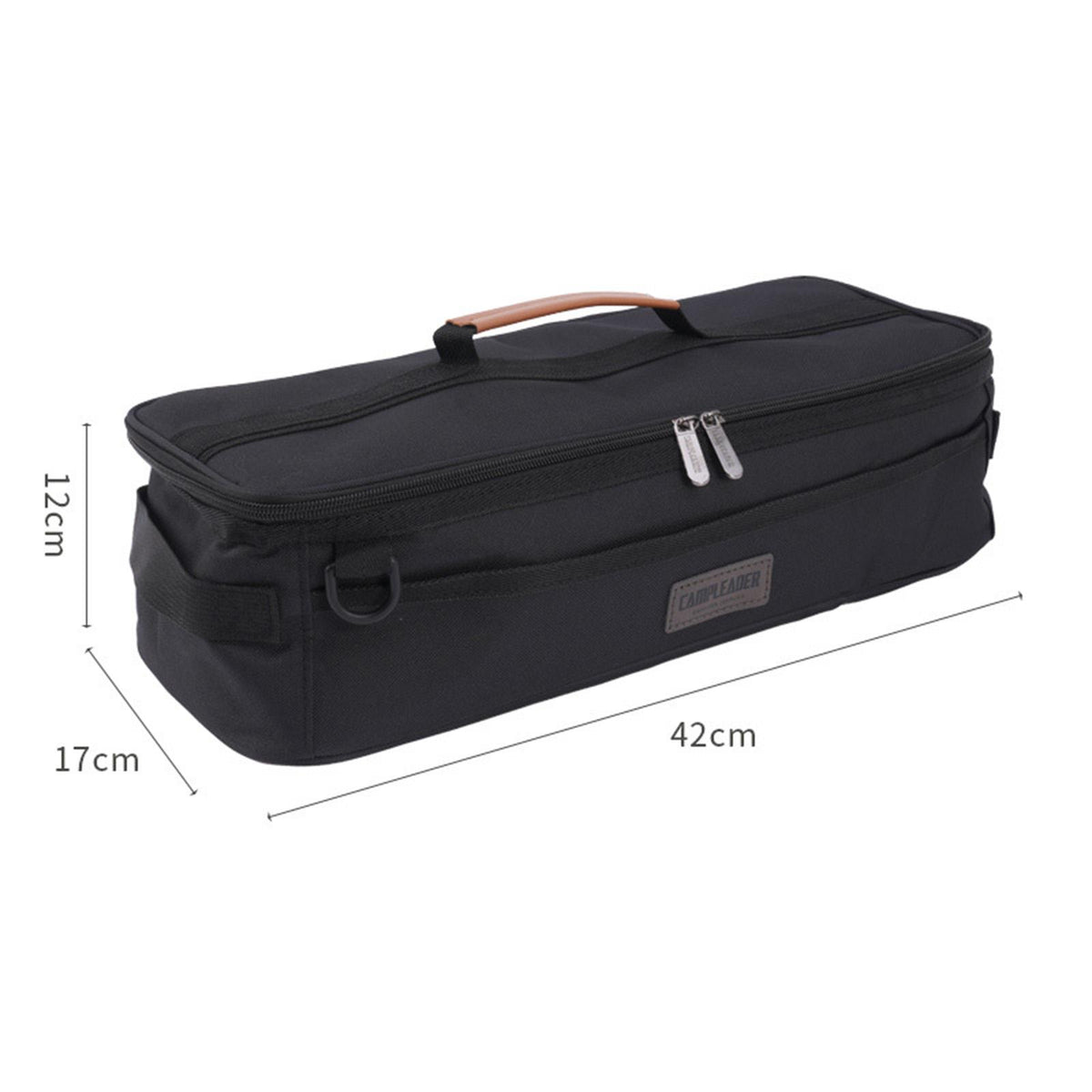 Tent Pole Bag with Handle Pockets Carry Bags Tent Stakes Storage Bag black P257252