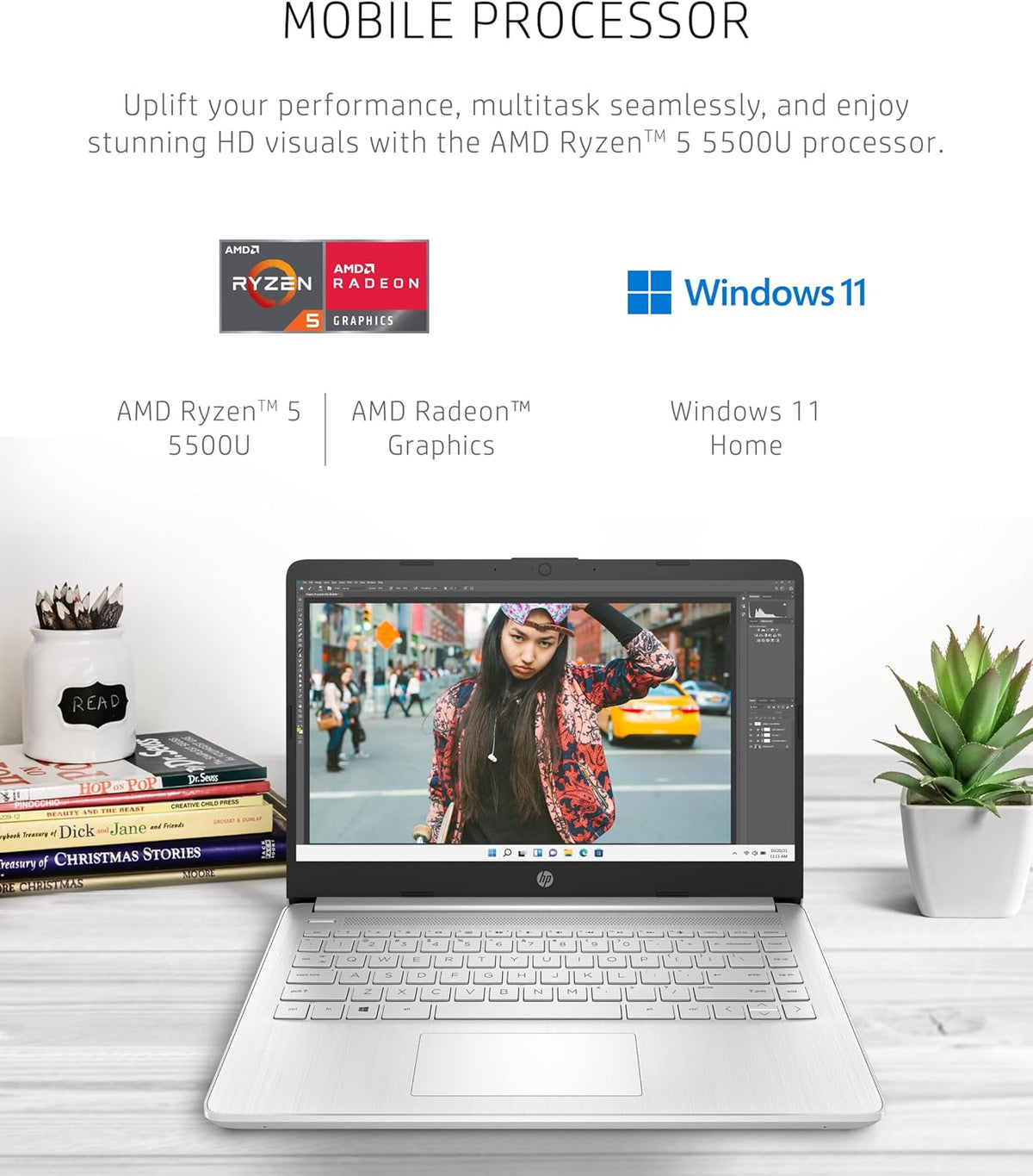 14-inch Full HD AMD Ryzen 5 Laptop Y1275