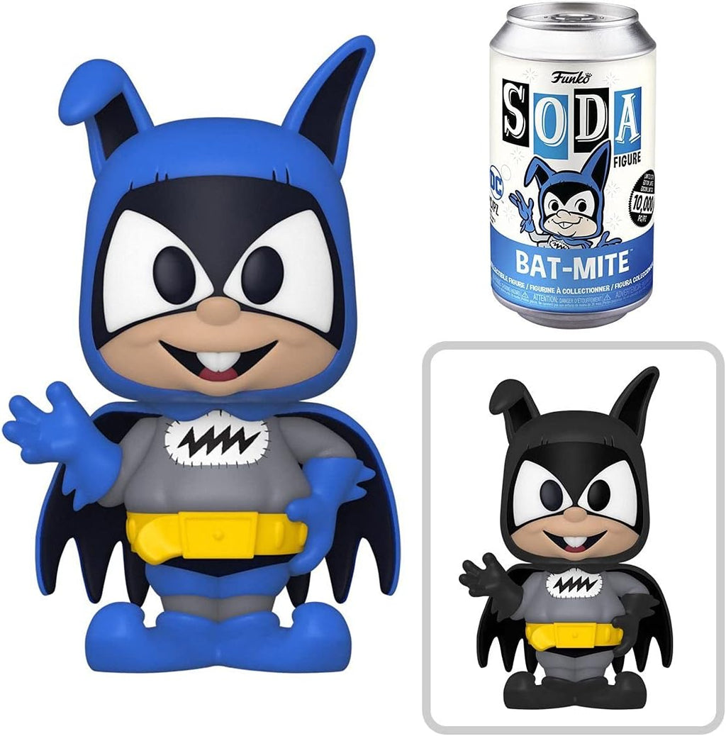 Wonder Twins Figures Zan + Jayna Soda tin Can Bundled with Bat Mite Villain & Super Friends 3 Items Pack of 2 U991352