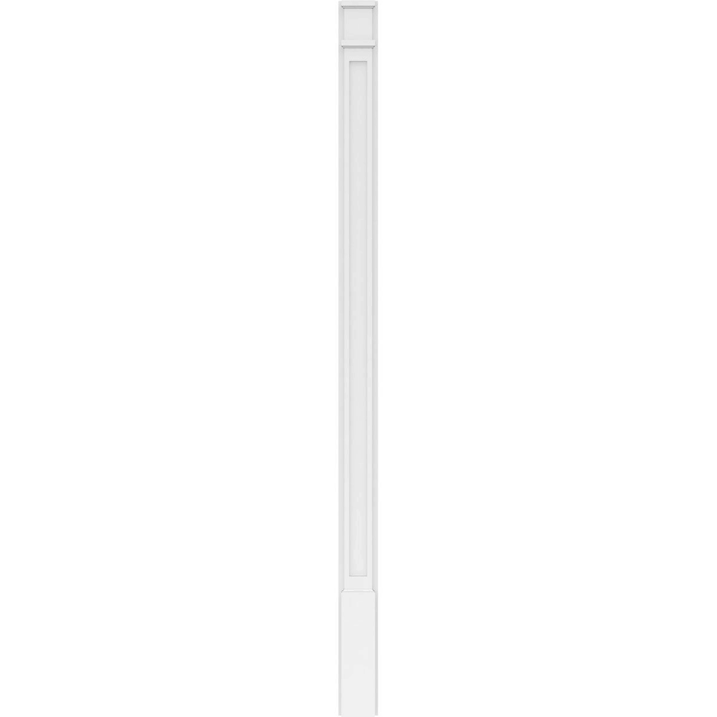 Flat Panel PVC Pilaster with Capital and Base (Pair) R738