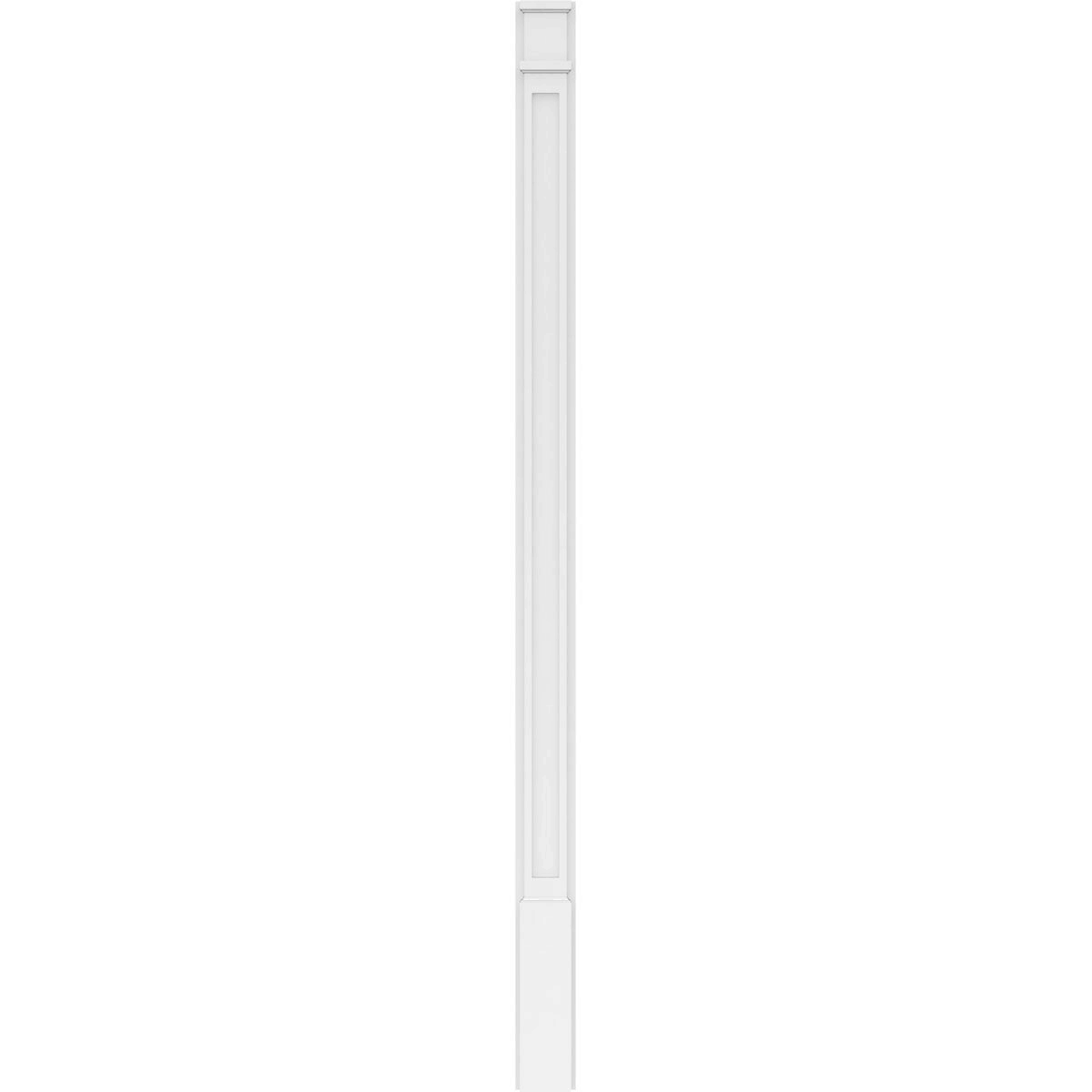 Flat Panel PVC Pilaster with Capital and Base (Pair) R738