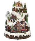 Musical LED Village on Mountain Table Piece T703