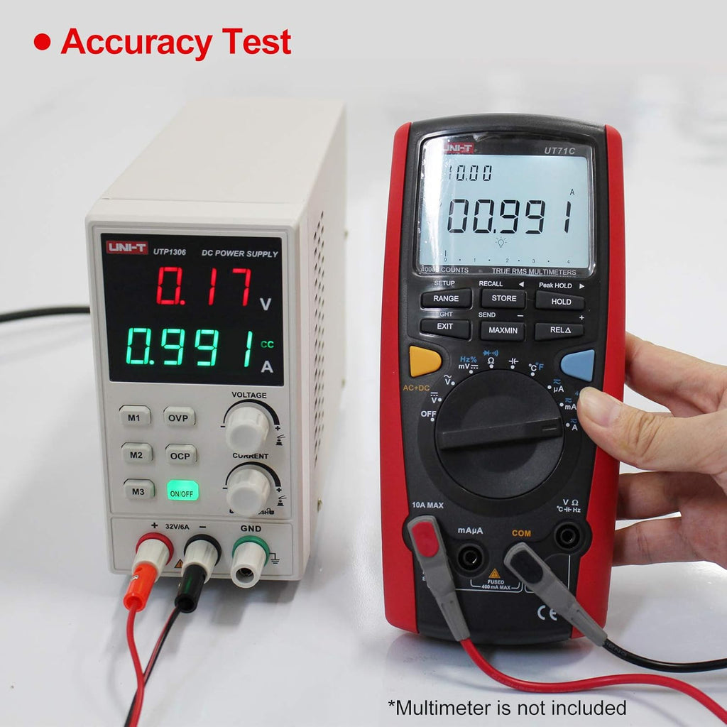 DC Power Supply Variable Adjustable Switching Regulated 32V 6A LED Display T800708