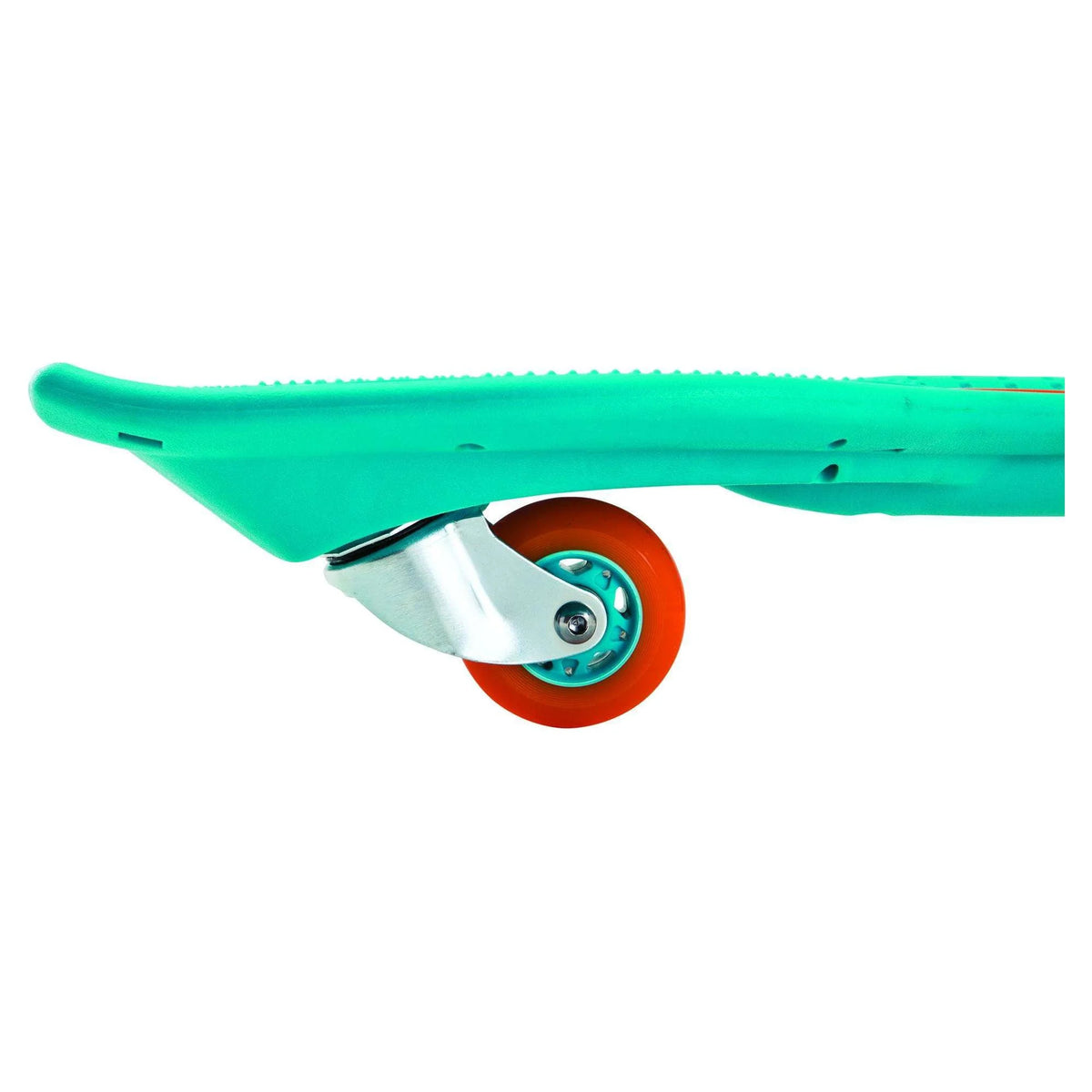Orange and Teal 2 Wheeled Pivoting Deck Ripstik B809